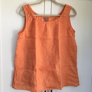 J.Jill 100% Linen Sleeveless Top - Summery!